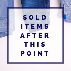 Items below this point are sold